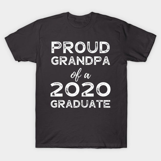 Womens Proud Grandpa Of A 2020 Graduate Class Graduation T-Shirt by busines_night